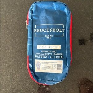 BRUCE BOLT Blue Batting Gloves for Kids